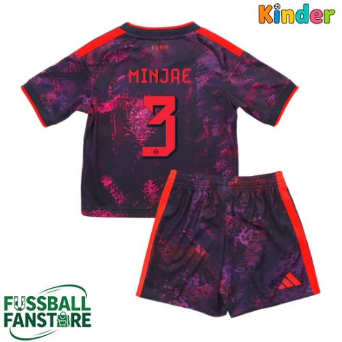 Bayern Munich Kim Min-jae #3 Replik 3rd trikot Kinder 2026-27 Kurzarm (+ Kurze Hosen)